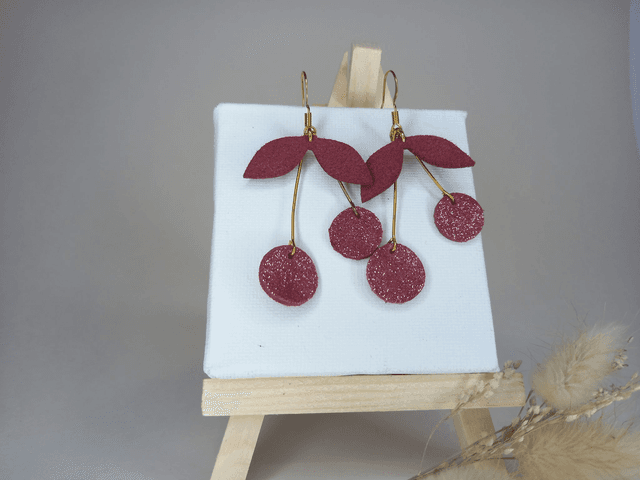 Boucles d&#039;oreilles &quot;Cerisie&quot;
