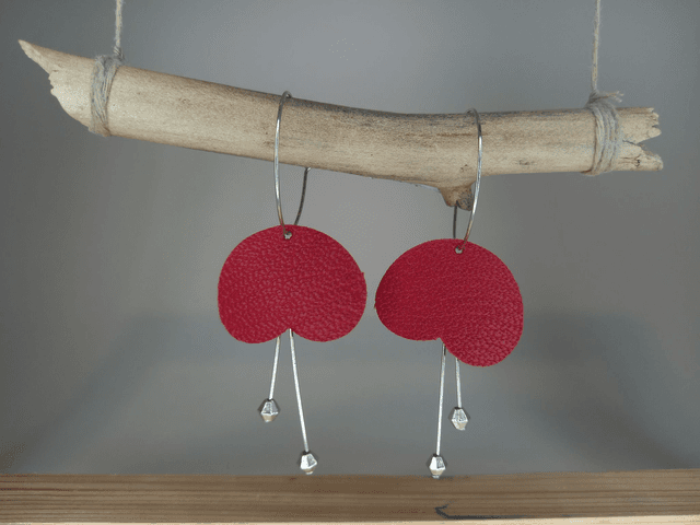 Boucles d&#039;oreilles &quot; Pendantine&quot;